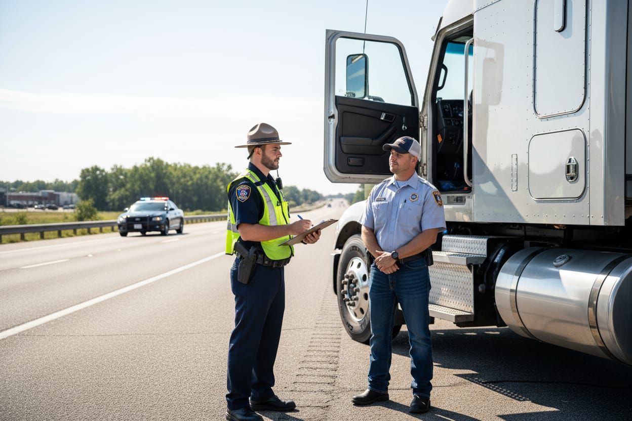 FMCSA CSA scores dashboard display